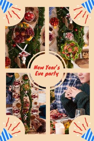 New year's eve party Pinterest Post