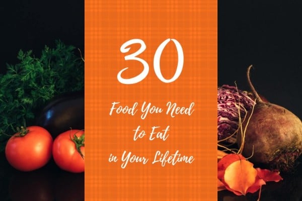 Orange Lifetime Food Blog Title