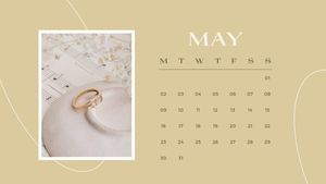 米色珠宝照片日历2022 日历
