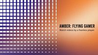 Gradient Flying Gamer Youtube Channel Art