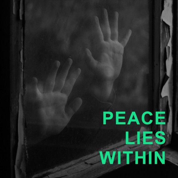 horror, abandoned, window, Peace Photo Quote Instagram Post Instagram Post Template