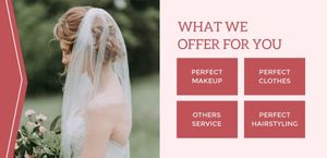 internet, online, business, Pink And Red Wedding Service Site Website Template