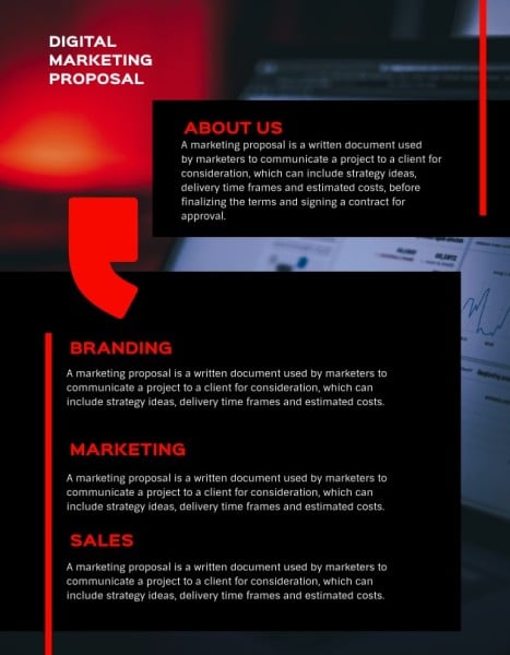 Cool Digital Marketing Proposal Proposal