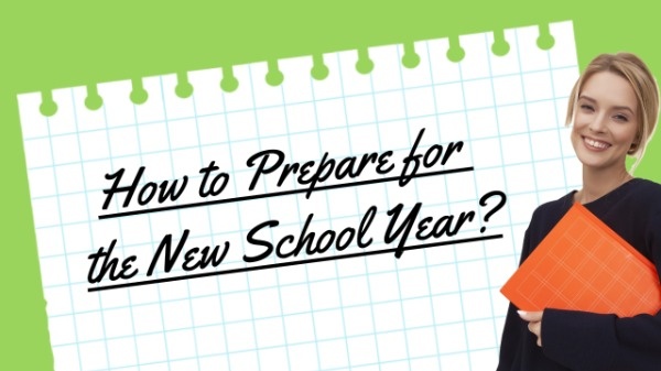 How To Prepare For New School Year YouTube Thumbnail Template Youtube Thumbnail