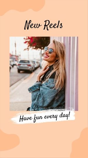 vlog, travel, journey, Have A Fun Everyday Instagram Story Template