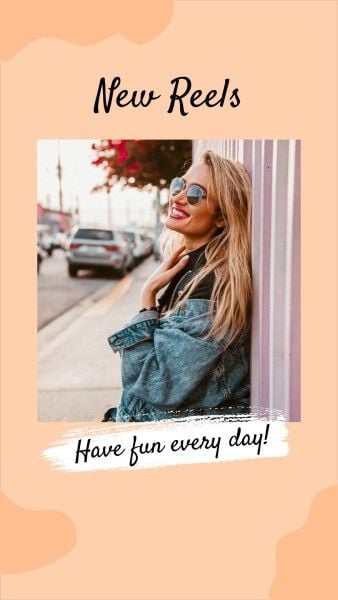 vlog, travel, journey, Have A Fun Everyday  Instagram Story Template