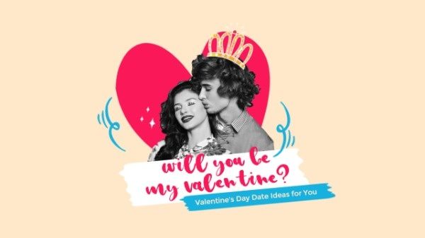 date, couple, romance, Will You Be My Valentine Youtube Thumbnail Template