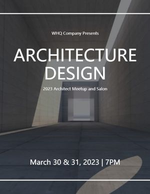 Architecture Design Building Event Program