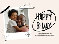 celebration, celebrate, friends, White Happy Birthday Card Template