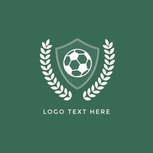 复古足球运动徽章 Logo