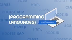 code, science, site, Programming Languages Youtube Channel Art Template