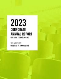 designer, designers, graphic design, Simple Light Green Corporate Annual  Report Template