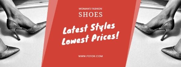 靴の販売促進 Facebookカバー