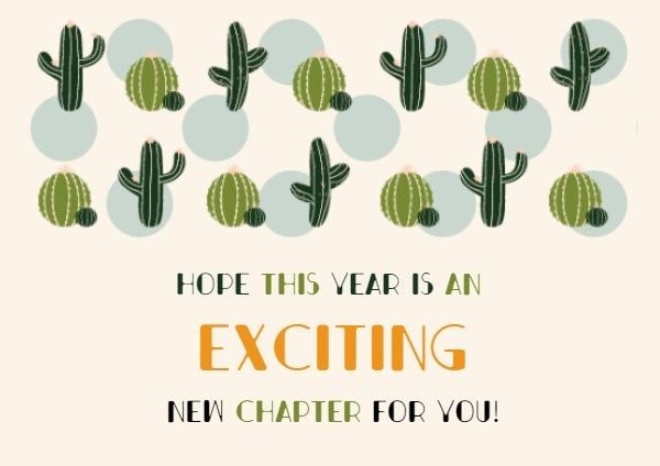 hope, exciting, chapter, Back To School Wishes Postcard Template