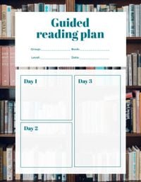 business, student, school, Guided Reading Plan Lesson Plan Template