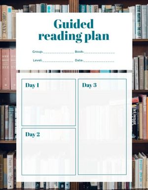 Guided Reading Plan Lesson Plan