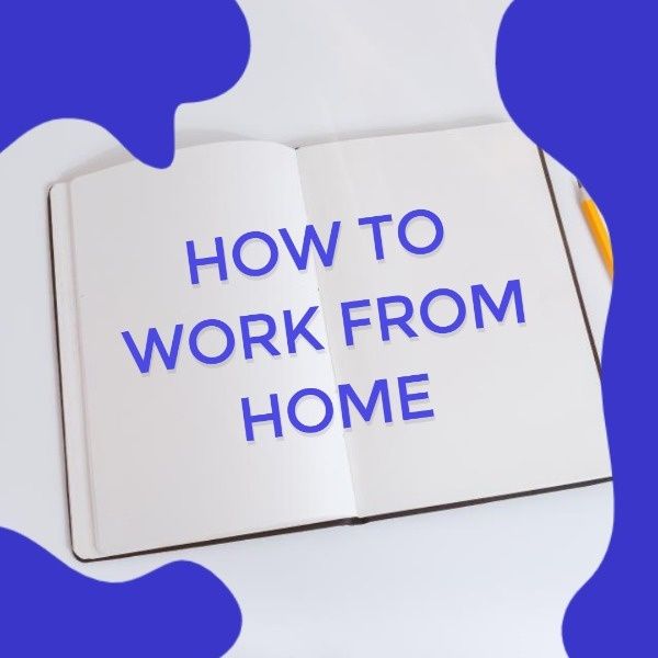 manage, tips, life, How To Work From Home Instagram Post Template