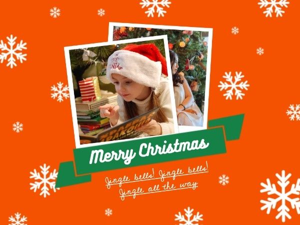 party, xmas, festival, Merry Christmas Photos Card Template
