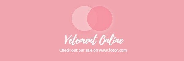 fashion, beauty, make up, Pink Cloth Store Email Header Template