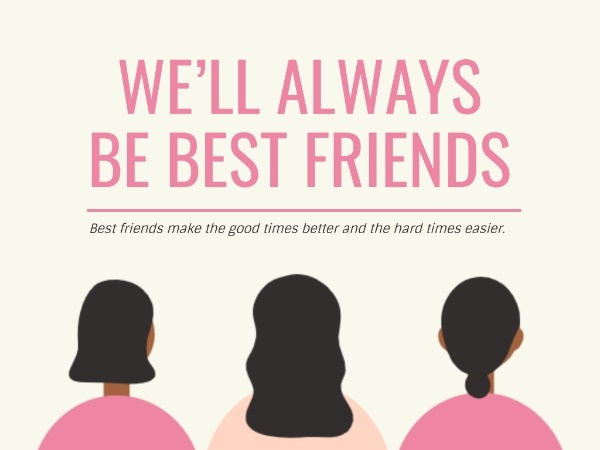 Always Be Friends Card Card