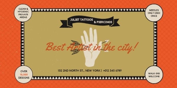 Tattoo Store Twitter Post