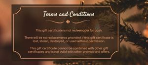 holiday, festival, event, Christmas Sales Gift Certificate Template