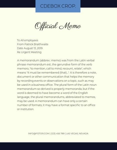 business, official memo, work, Black And Green Background Memo Template
