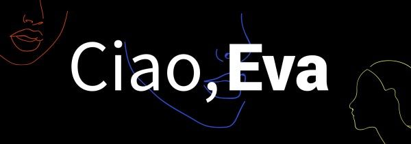 designer,  designers,  graphic design, Simple Black Ciao Eva Head Tumblr Banner Template