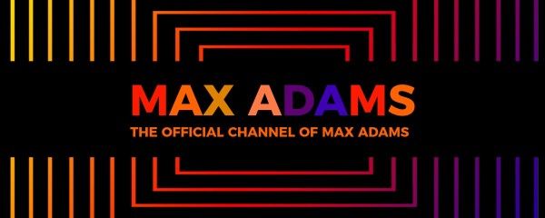 game, gamer, video, Red Max Adams Official Channel Twitch Banner Template