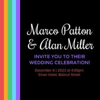 Black Rainbow Wedding Invite Instagram Post
