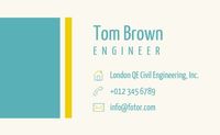 Civil Engineer Business Card