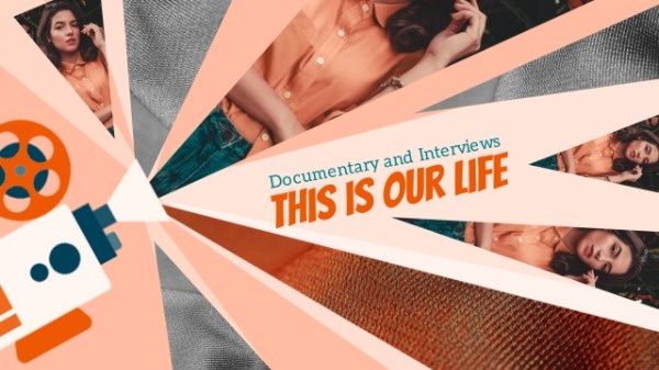 review, interview, video, Life Documentary Youtube Channel Art Template