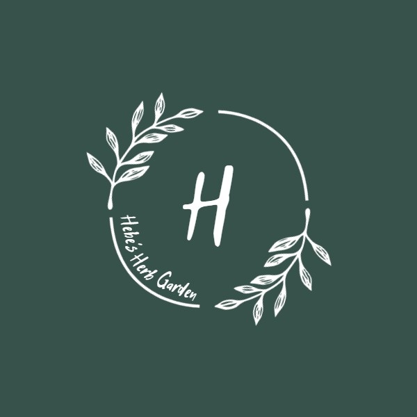 Green Herb Garden Icon Logo