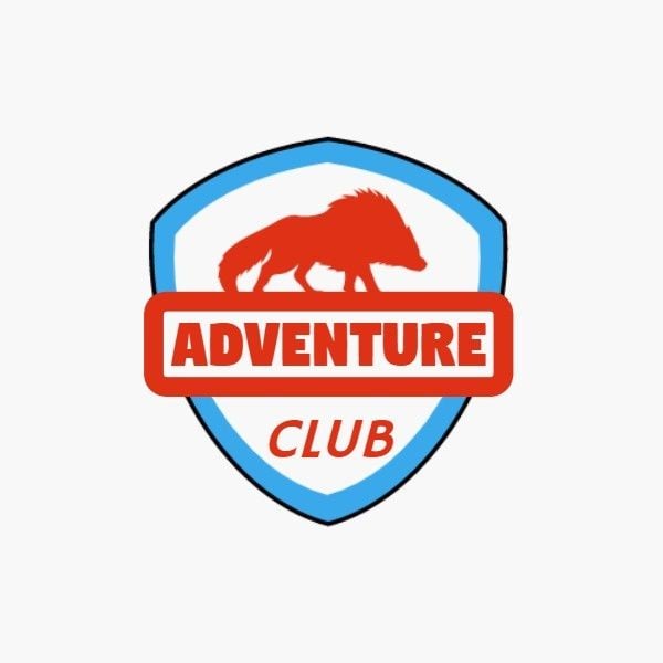 school, business, adventure, Animal Badge Logo ETSY Shop Icon Template