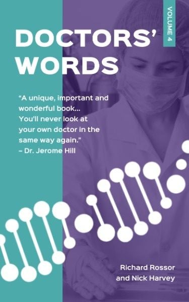 medical, medicine, medical book cover, Doctor's Words Book Cover Template