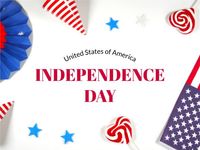 american, usa, holiday, Independence Day Flag Card Template