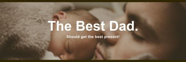 father's day, father, greeting, Best Dad Twitter Cover Template