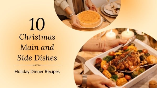Yellow Christmas Dinner Recipe Youtube Thumbnail