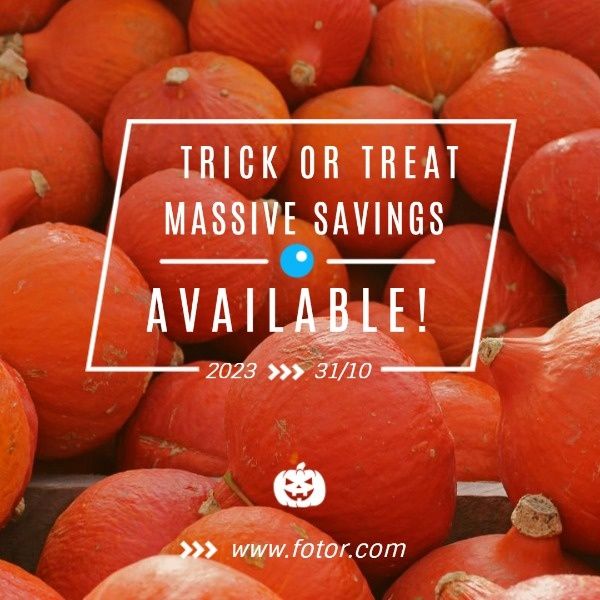 sales, promotion, discount, Halloween Sale Instagram Post Template