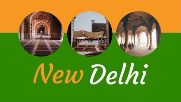journey, tour, tourist, Trip to Delhi Youtube Thumbnail Template