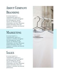 business, company, firm, Tendency Fashion Corporate Monthly Report Template