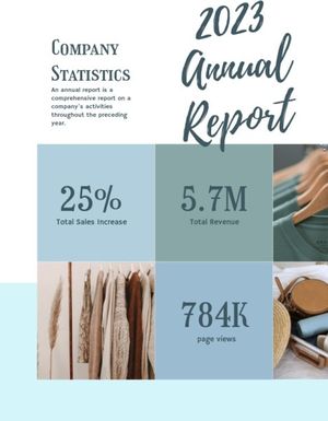 business, company, firm, Tendency Fashion Corporate Monthly Report Template