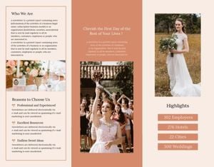 marketing, business, company, Wedding Service  Brochure Template