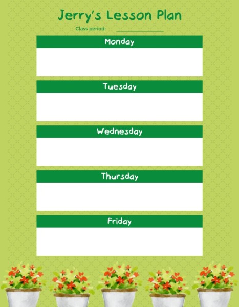 绿色八月生活 课程计划