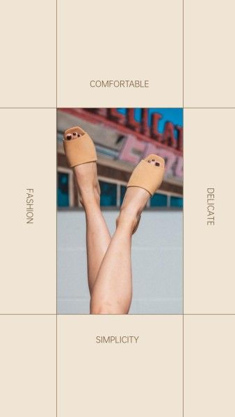 women, high-heeled shoes, female, Yellow Woman High-Helled Shoes New Arrival Summer Sale Instagram Story Template