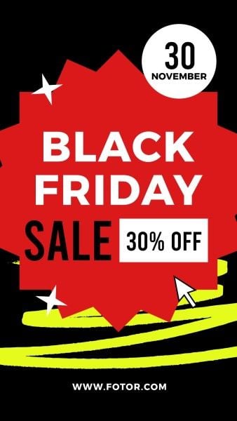 Black Black Friday Sale Price Off Instagram Story