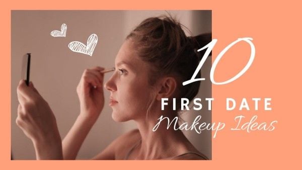 social media, cosmetics, date, Pink Lifestyle Makeup Youtube Thumbnail Template