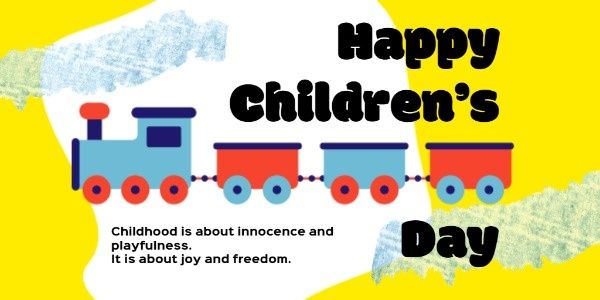 childrens day, kids, kid, Cute Children's Day Quote Twitter Post Template
