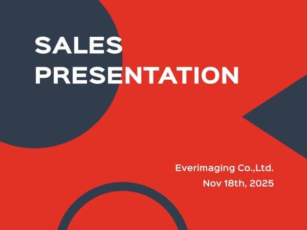 Red Business Plan Sales Presentation Sales Presentation プレゼンテーション (4:3)