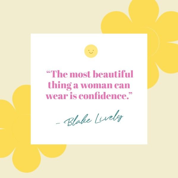 women power, happy womens day, flower, Yellow Simple Quote International Womens Day Instagram Post Template